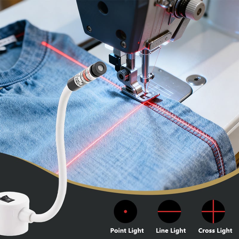 🔥NIEUWJAARSVERKOOP - Magnetische Positionerings-Quilt-Laserlicht voor Naaimachines