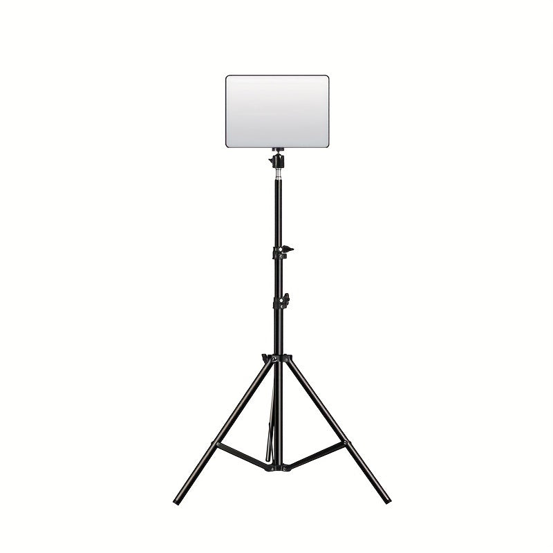 Verstelbare LED Lampstatief voor Fotografie en Video – 1.1m Hoogte, Stevige Aluminium Statief met Lamp