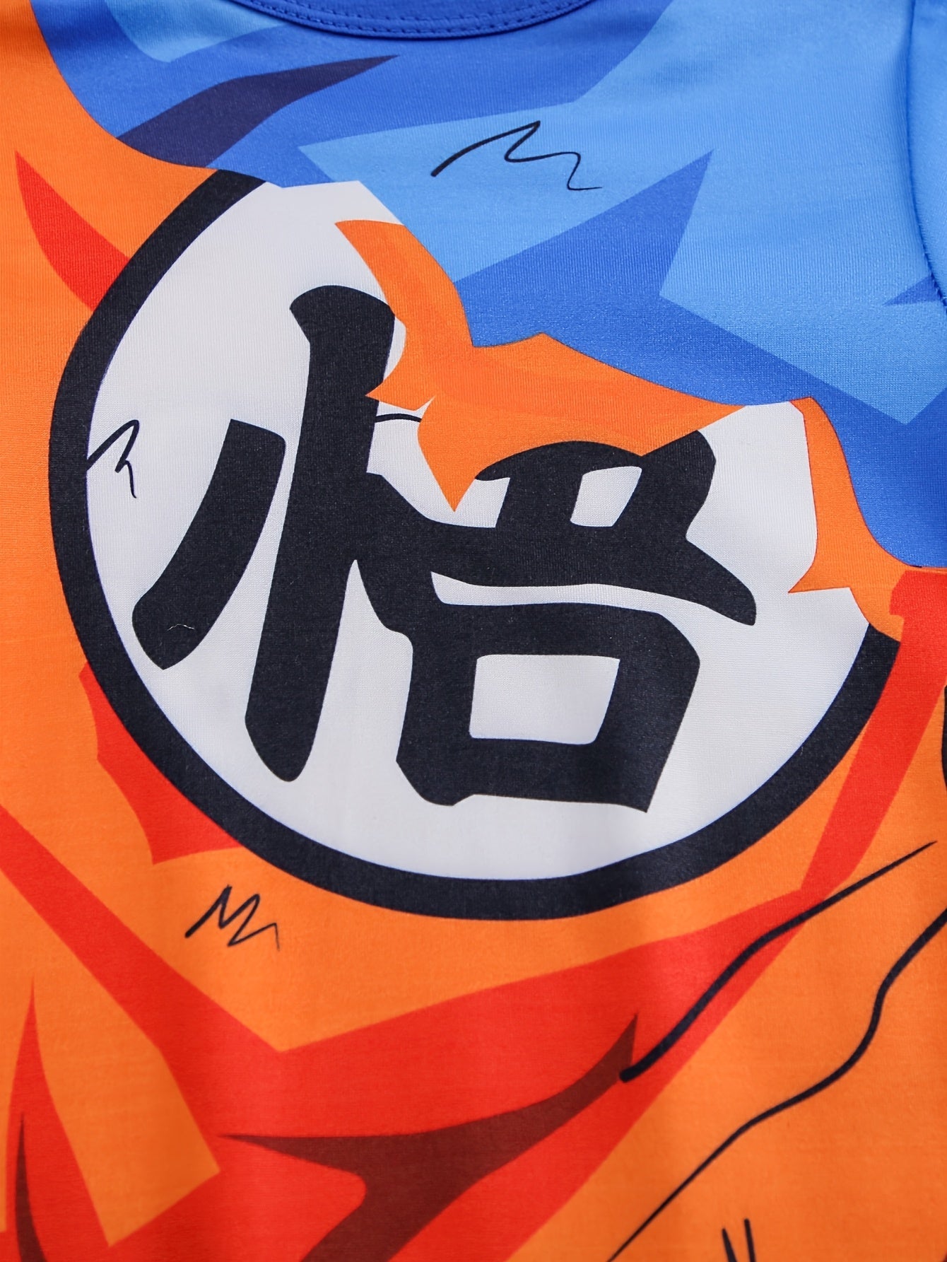 Baby Korte Mouwen Halloween Anime Kostuum Romper | Drukknoop Sluiting