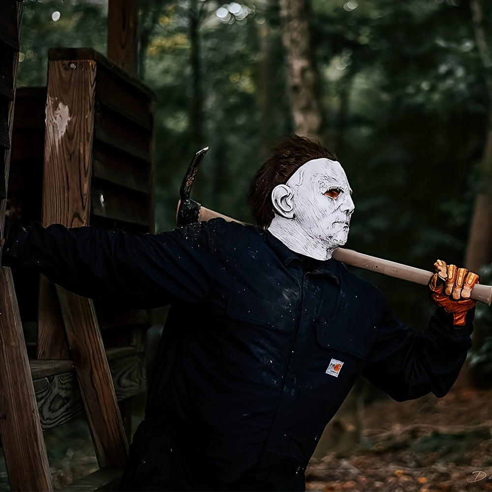 Mannen's Eng Horror Halloween Kostuum Masker | Volledig Hoofd Realistisch