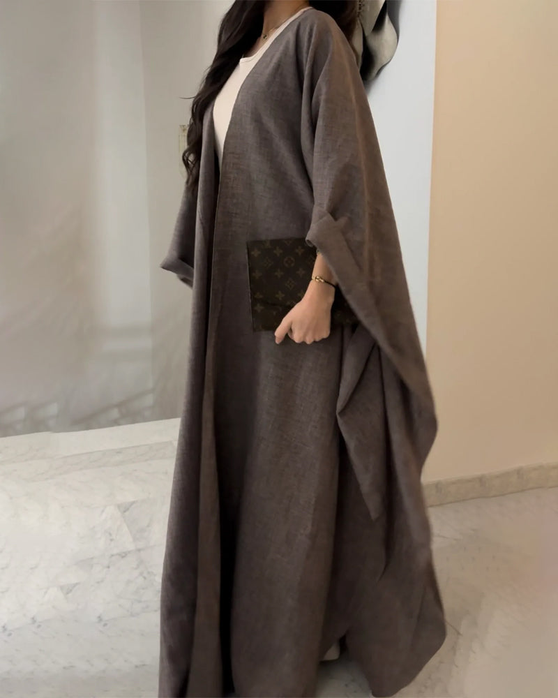 Abaya Lin - Vloeiend, Elegant, Ruim - Maxi Jurken