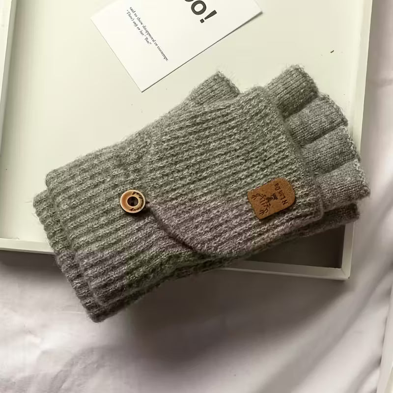 Heren WinterPro Vingerloze Handschoenen – Dik, Warm en Comfortabel