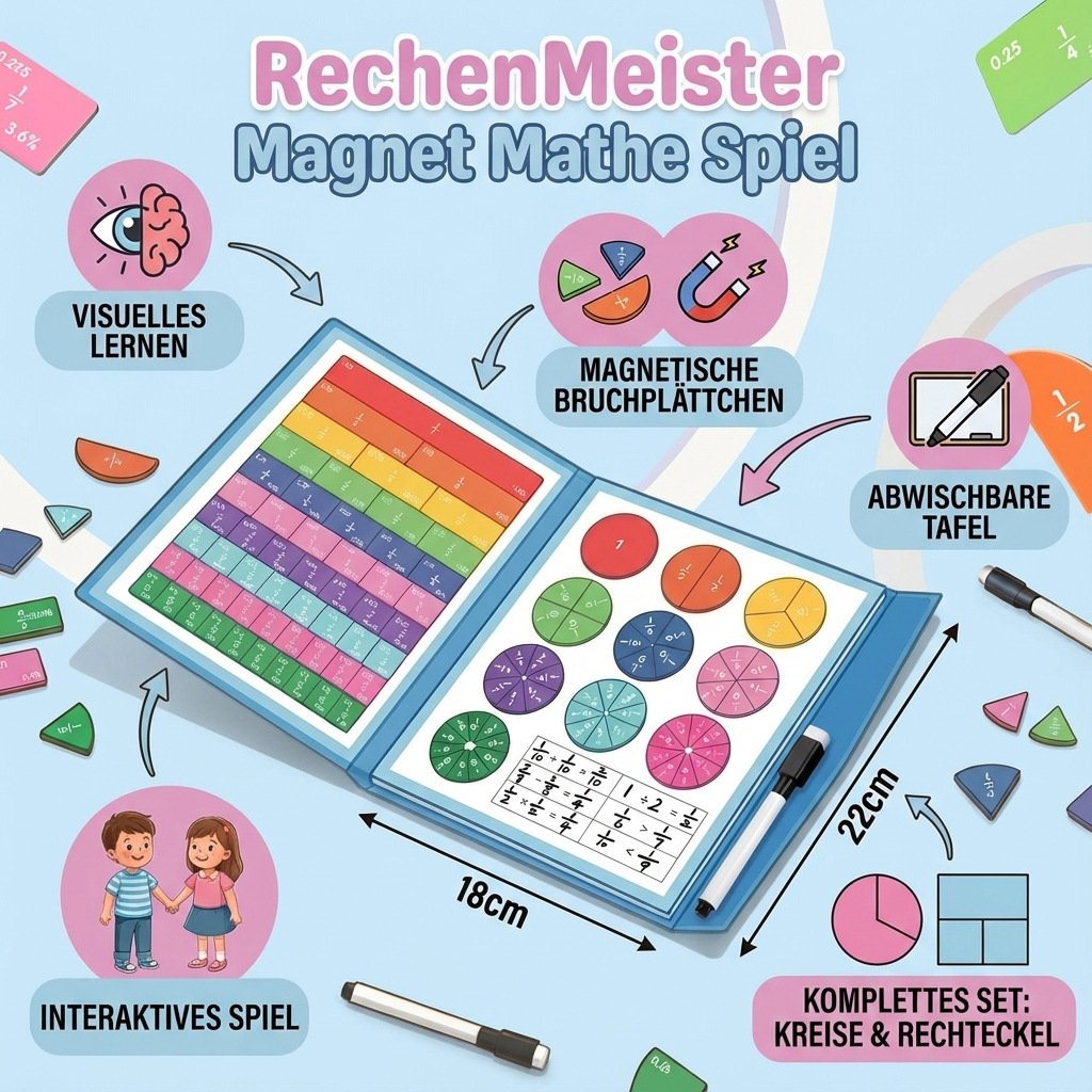 RekenMeester Magnet Wiskunde Spel