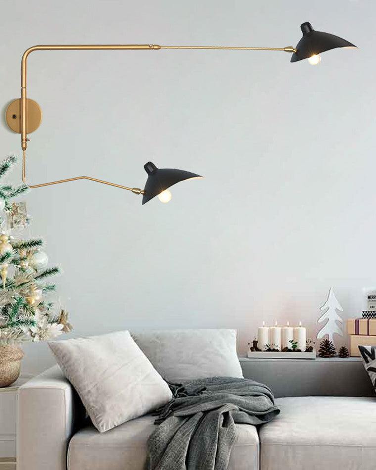 Wandlamp Met Verstelbare Armen - Dubbele Armen - Moderne Verlichting