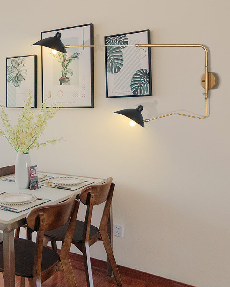 Wandlamp Met Verstelbare Armen - Dubbele Armen - Moderne Verlichting