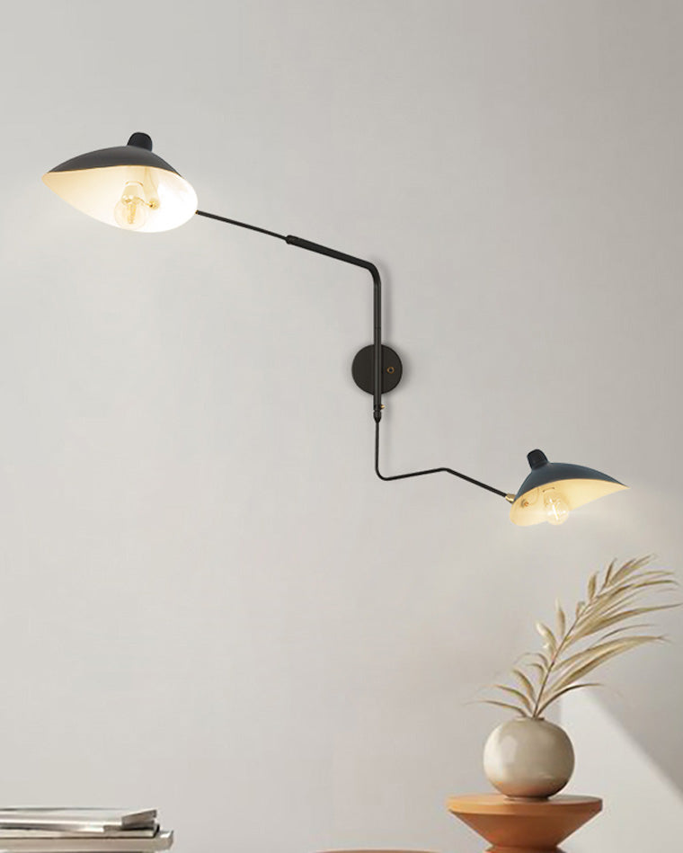 Wandlamp Met Verstelbare Armen - Dubbele Armen - Moderne Verlichting