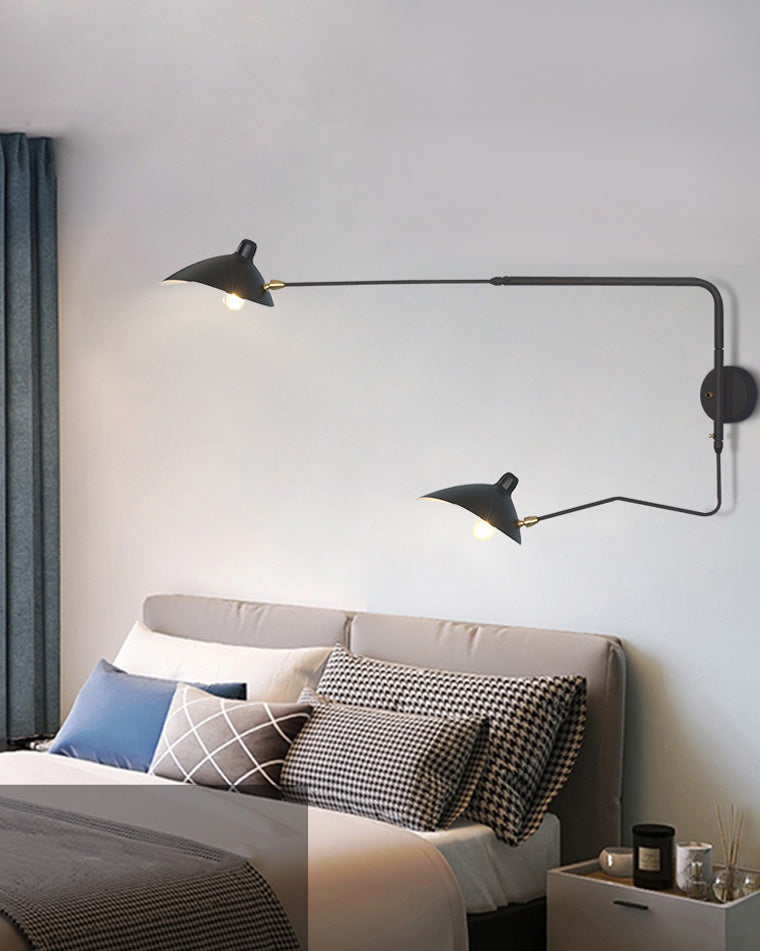 Wandlamp Met Verstelbare Armen - Dubbele Armen - Moderne Verlichting