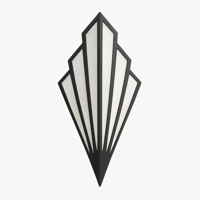 Wandgemonteerde LED-Design-Applique van gekleurd metaal