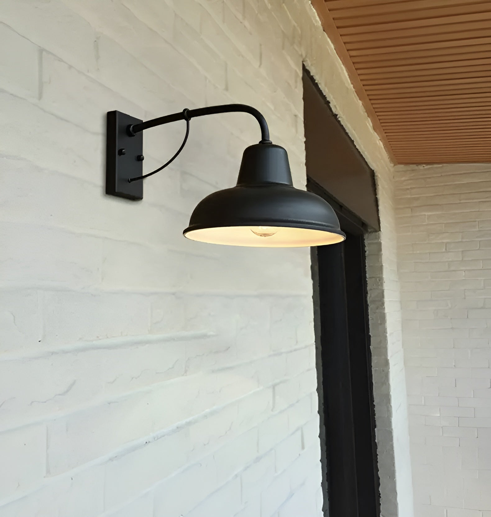 Rustieke ijzeren wandlamp - Vintage buitenverlichting