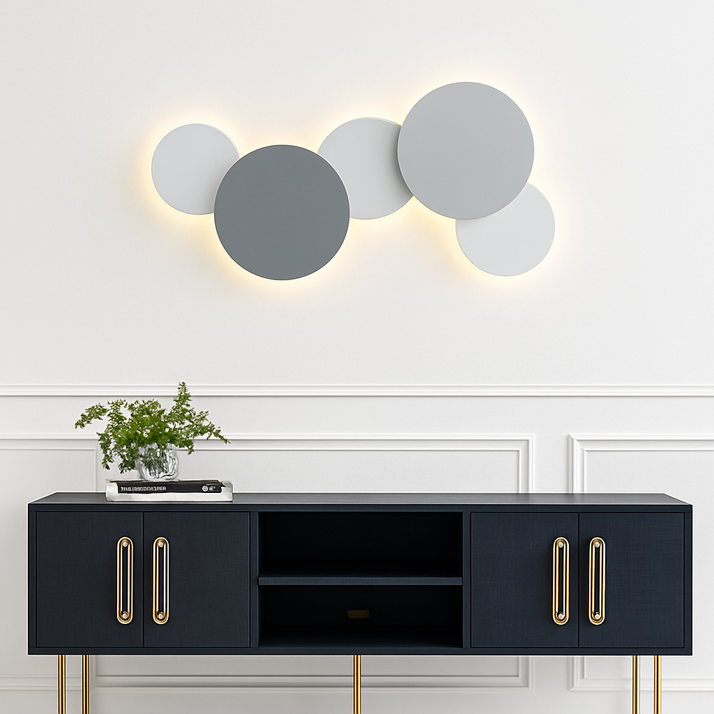 Ronde LED-Wandlamp Eclipse (enkel)