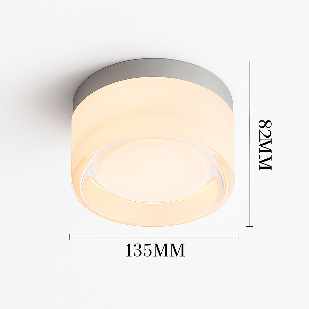 Moderne ronde Wandlamp LED Glas Wandlamp Woonkamer Gang Korridor Slaapkamer Badkamer Woondecoratie Binnenverlichting