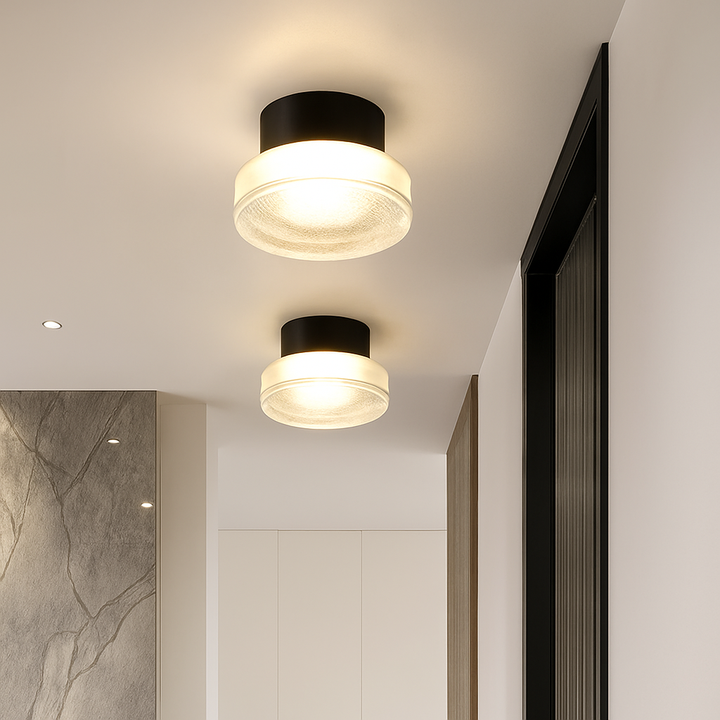 Moderne ronde Wandlamp LED Glas Wandlamp Woonkamer Gang Korridor Slaapkamer Badkamer Woondecoratie Binnenverlichting