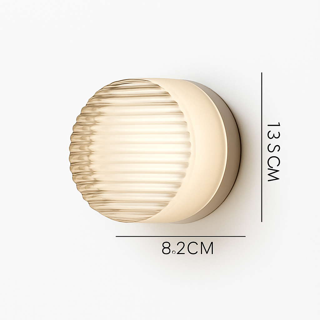 Moderne ronde Wandlamp LED Glas Wandlamp Woonkamer Gang Korridor Slaapkamer Badkamer Woondecoratie Binnenverlichting