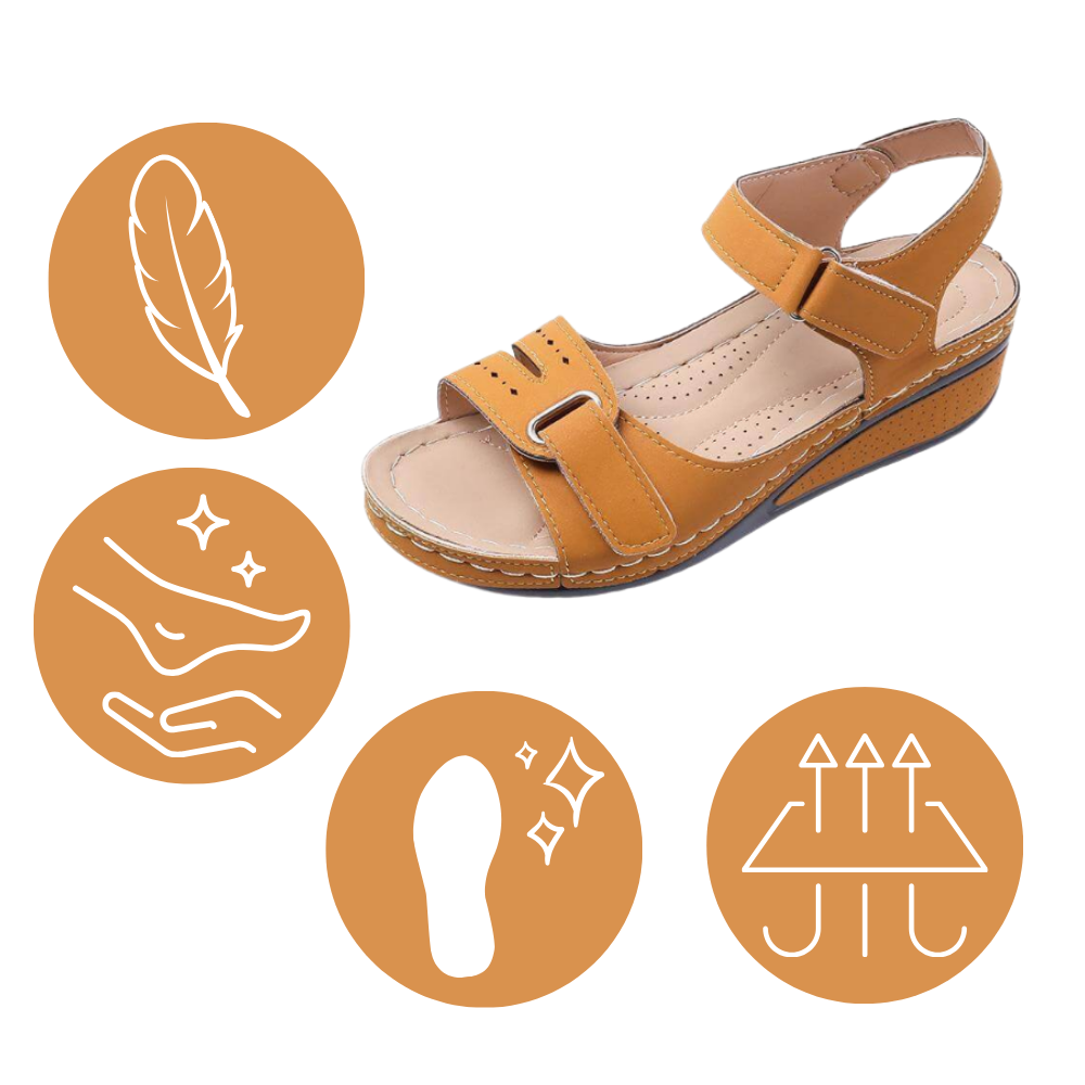 Orthopedische Sandalen met Hielondersteuning voor Dames