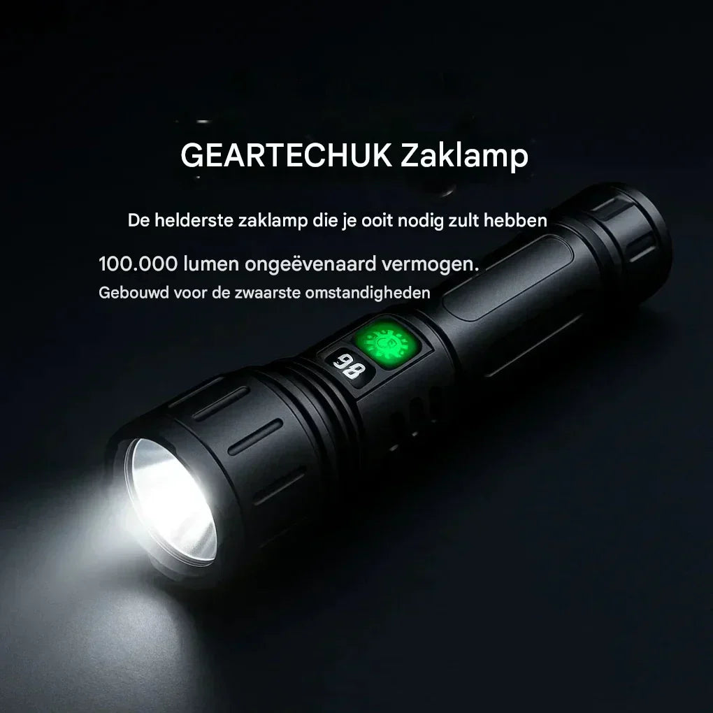 UltraSterke Nachtzicht Zaklamp Pro – Oplaadbare Aluminiumlamp