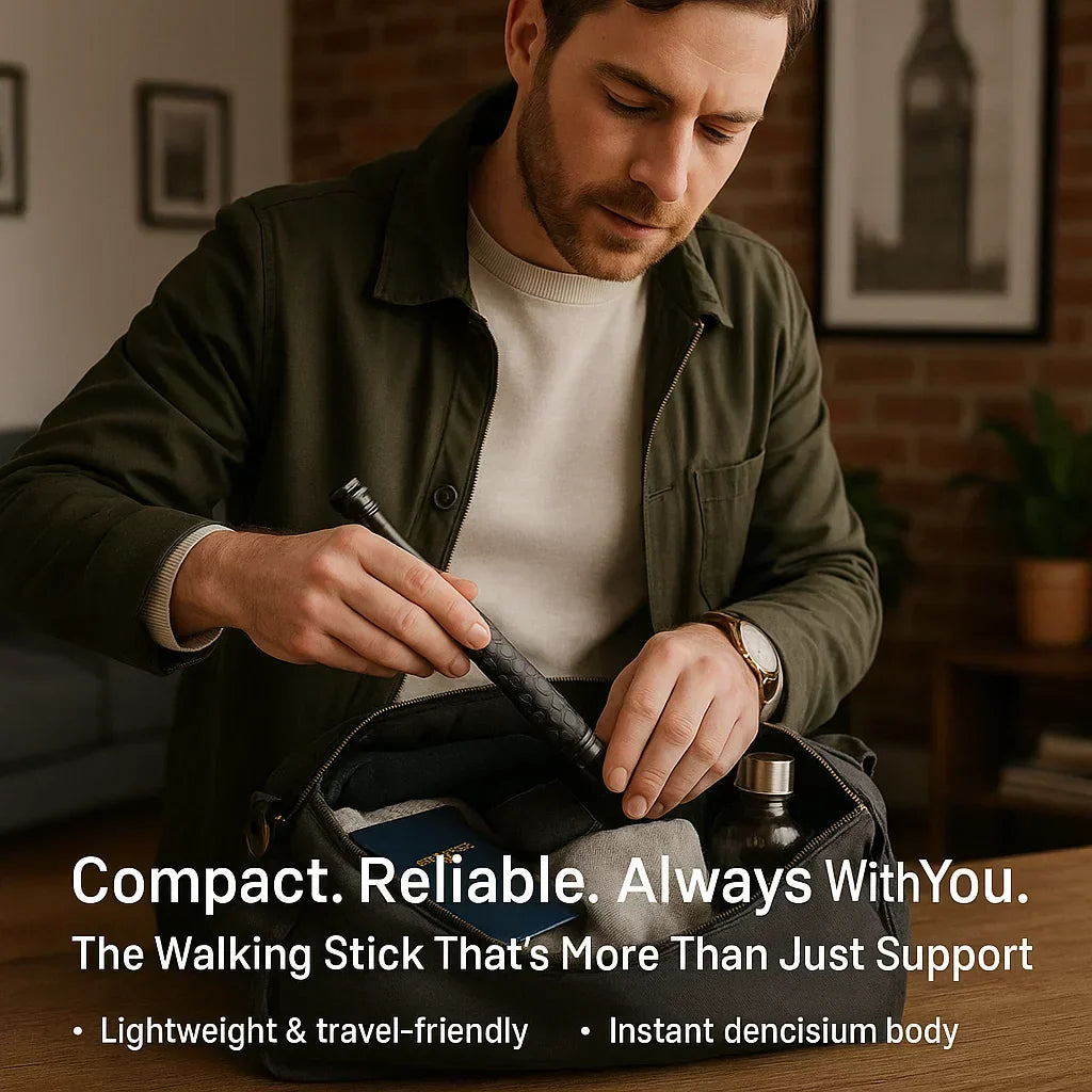 Automatische Uittrekbare Loopstok Met Antislip Grip