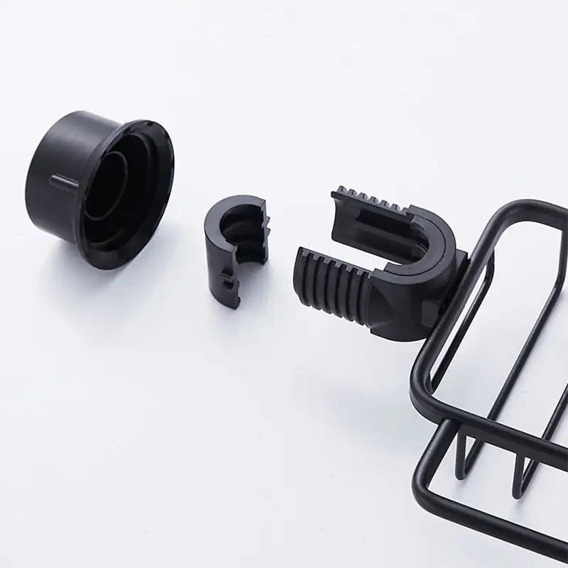 AquaGrip - Elegante Douchecabine met Veilige Bevestiging en Ruime Opslag