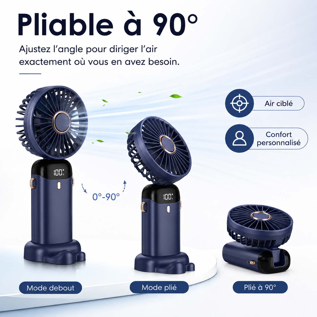 Draagbare Oplaadbare Ventilator 5000mAh