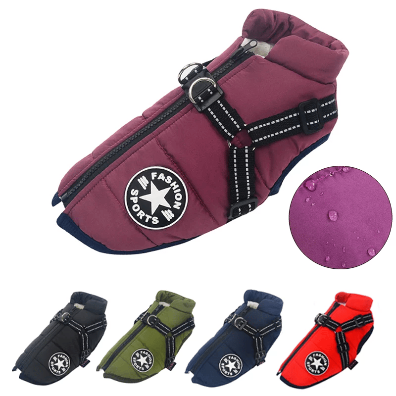 PupGuard - Winter-Hondjas met Harnas
