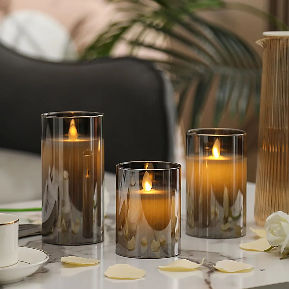 LuxeLumen LED Kaarsenset | Elegante LED kaarsen met afstandsbediening voor sfeervolle ambiance