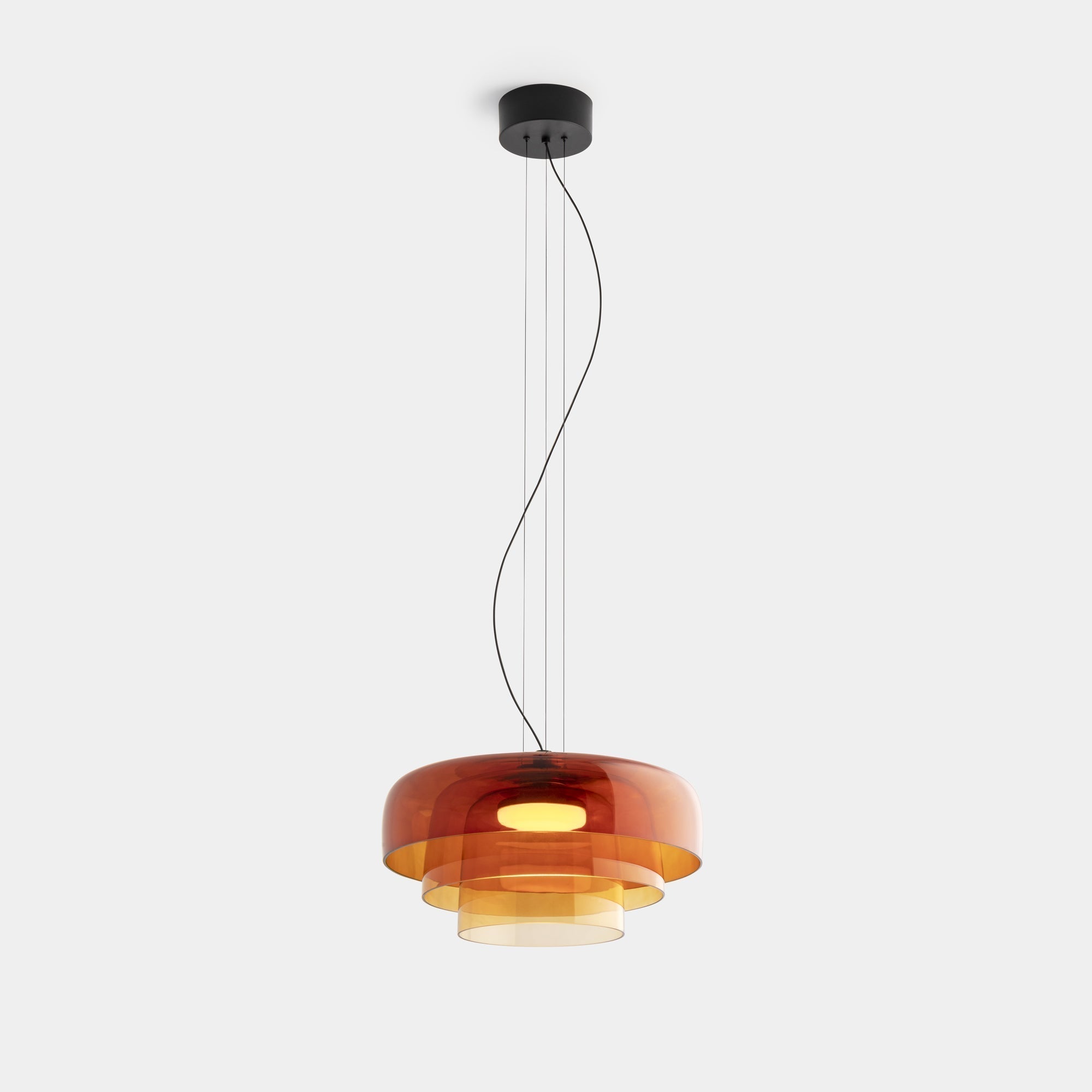 Noordse Glazen Hanglamp