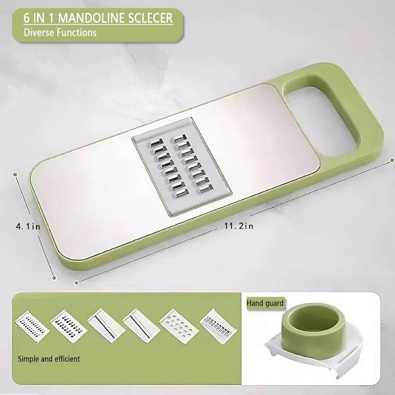 Woyuosn 6-in-1 SafePrep Mandoline Snijder
