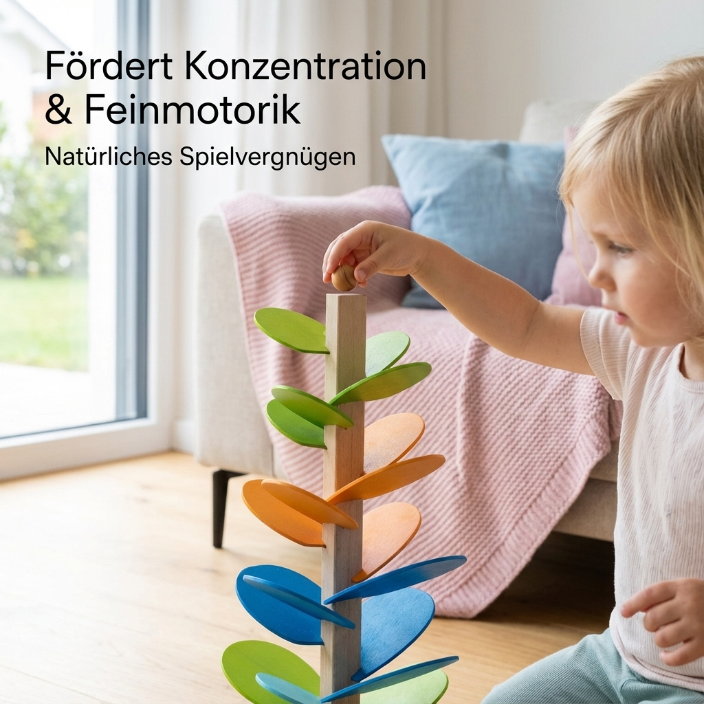 Montessori Regenboog Marmer Houten Toren