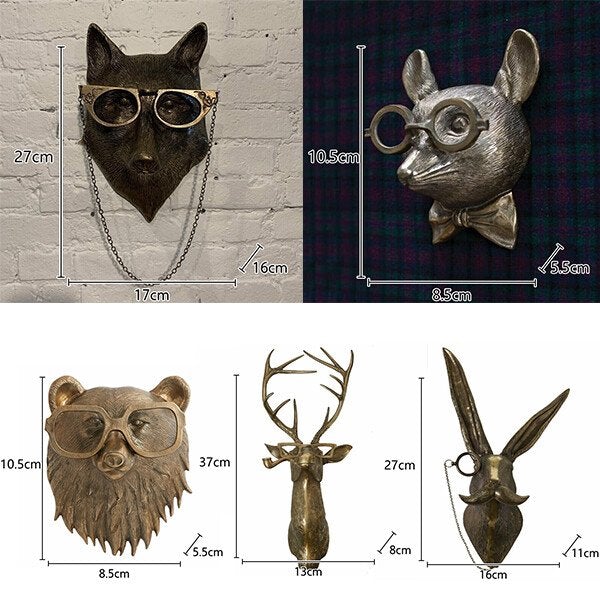Unieke Wanddecoratie Dierenkop Voor Thuis