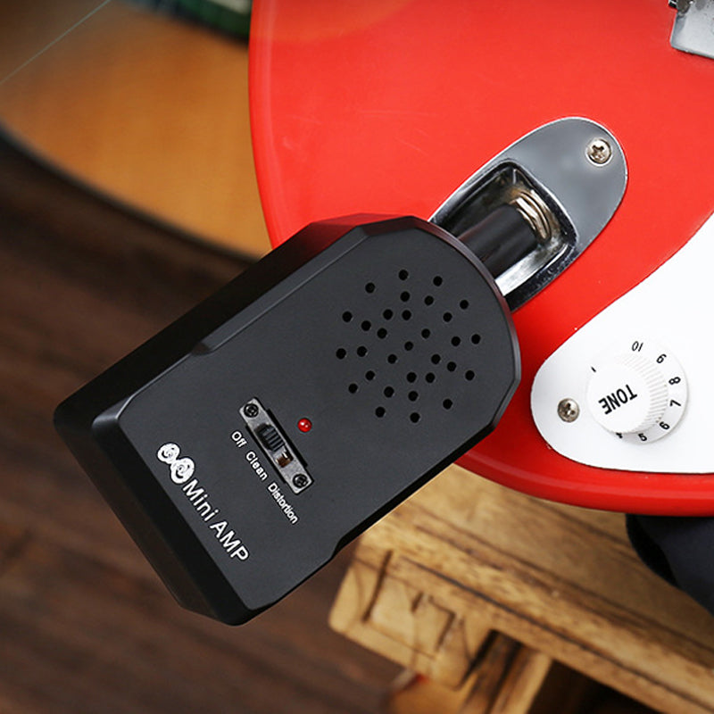SonicElegance Luxe Draagbare Mini-Elektrische Gitaarversterker Set | Krachtige geluidservaring in een compact ontwerp