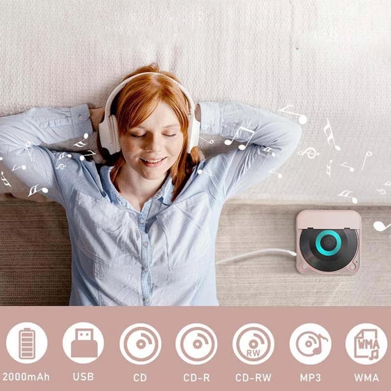 Draagbare CD-speler - Bluetooth | Hi-Fi Geluid | Meerdere Kleuren