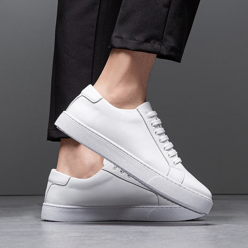 Leren Sneakers Heren - Stijl & Comfort - David™