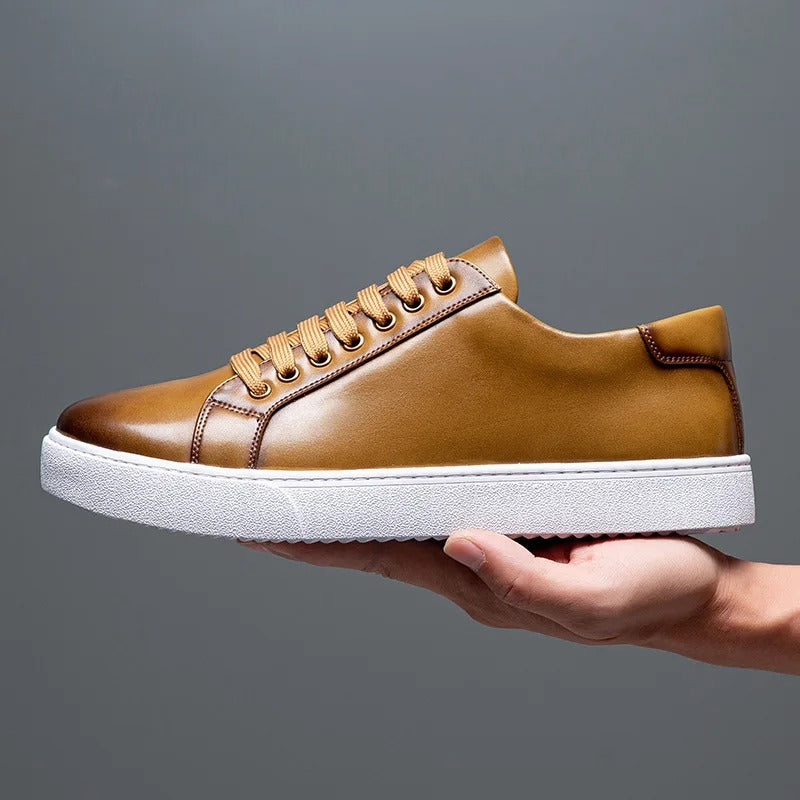 Leren Sneakers Heren - Stijl & Comfort - David™