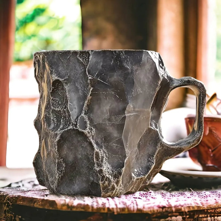 Koffiemokken GlaceCup | Handgemaakt & Minerale Kristal | Isolerend & Magnetronbestendig | 350–450 ml