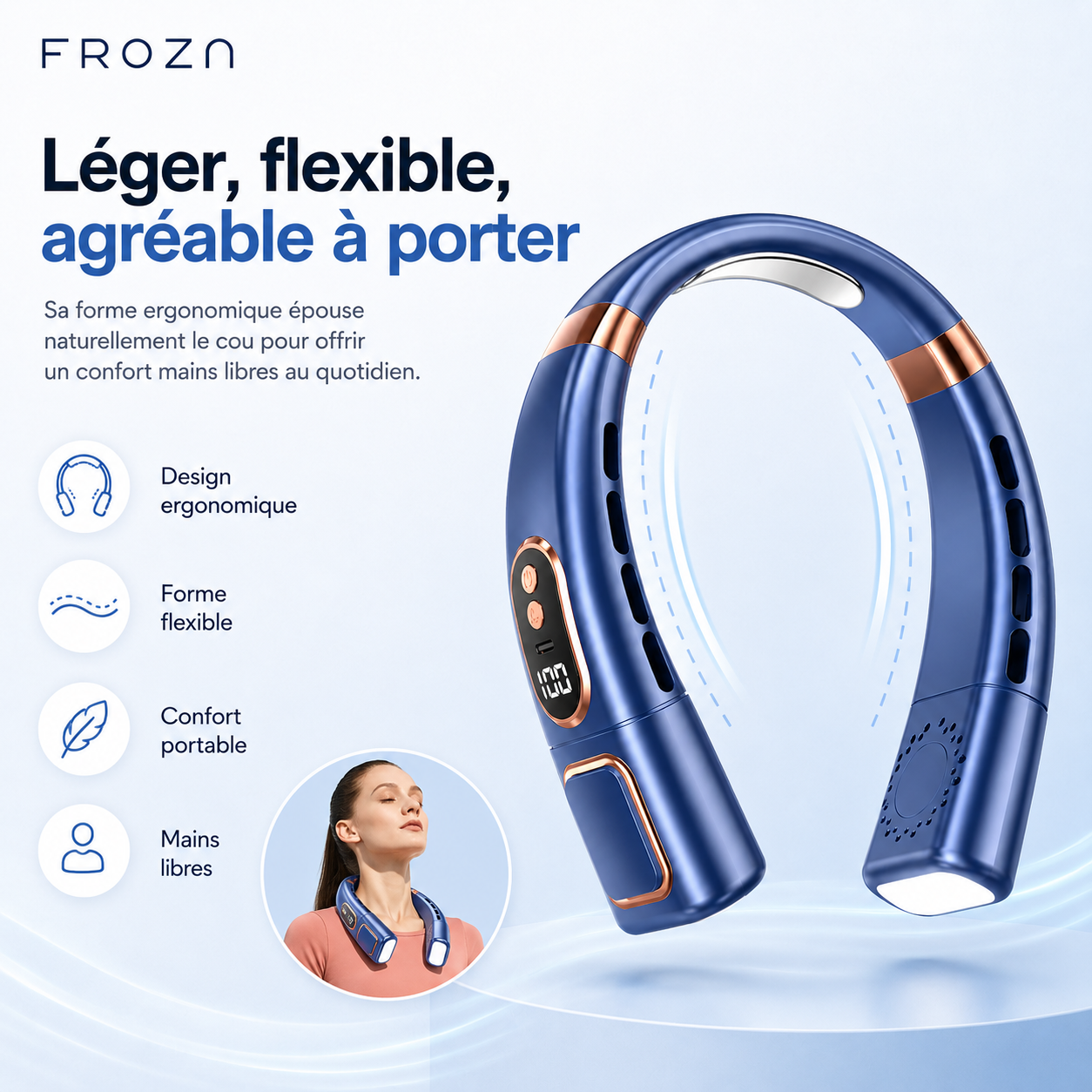 Froza – Digitale 360° Nekventilator