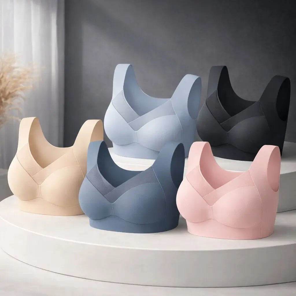 BH zonder beugels | Comfortabele Naadloze Push Up BH | Komfina