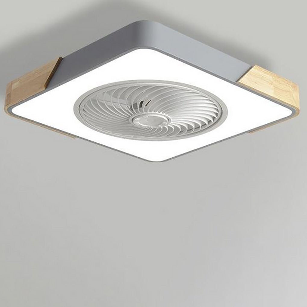 Moderne LED Plafondventilator Zonder Frame – Elegante en Stille Koeling met Afstandsbediening