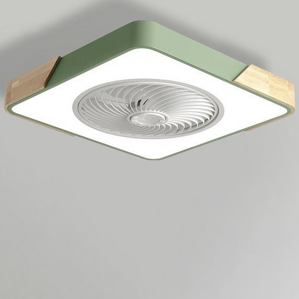 Moderne LED Plafondventilator Zonder Frame – Elegante en Stille Koeling met Afstandsbediening