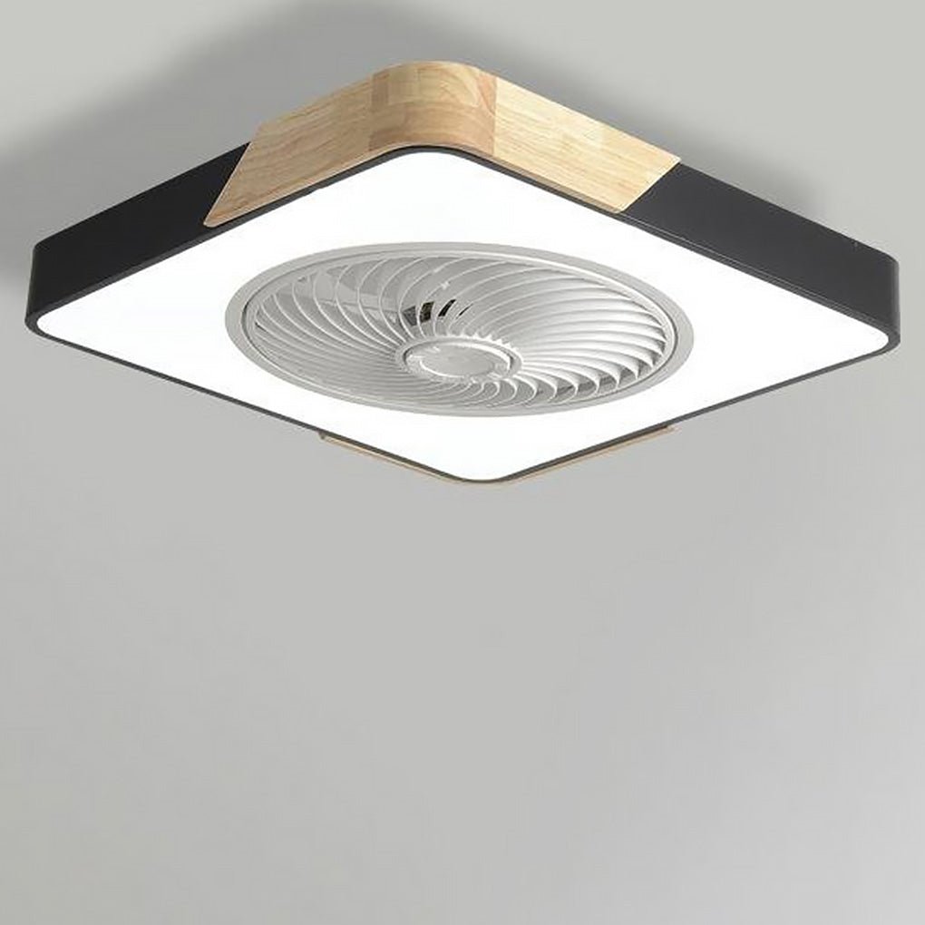 Moderne LED Plafondventilator Zonder Frame – Elegante en Stille Koeling met Afstandsbediening