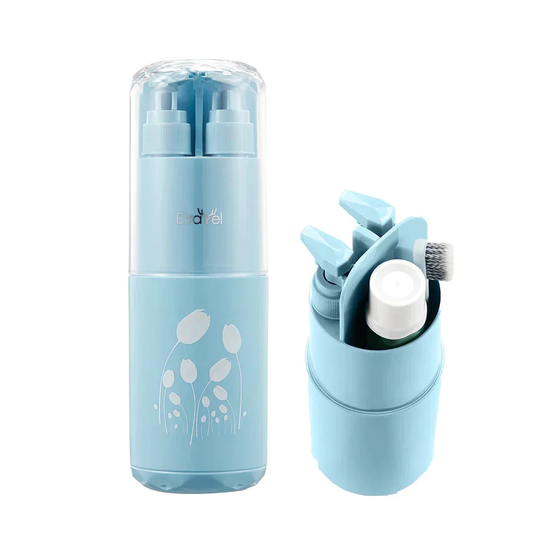 LuxeVoyage Elite Reis Toilettas Set | 8-in-1 minimalistische benodigdheden voor moeiteloze organisatie en stijl onderweg