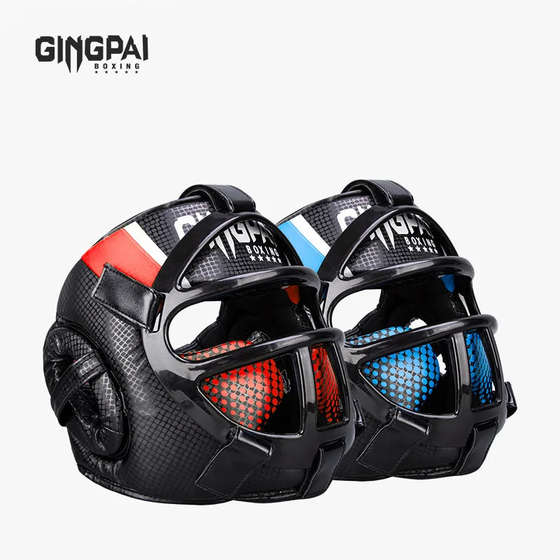 Premium Hoofdbeschermer met Gezichtsbeschermmasker – FightGuard