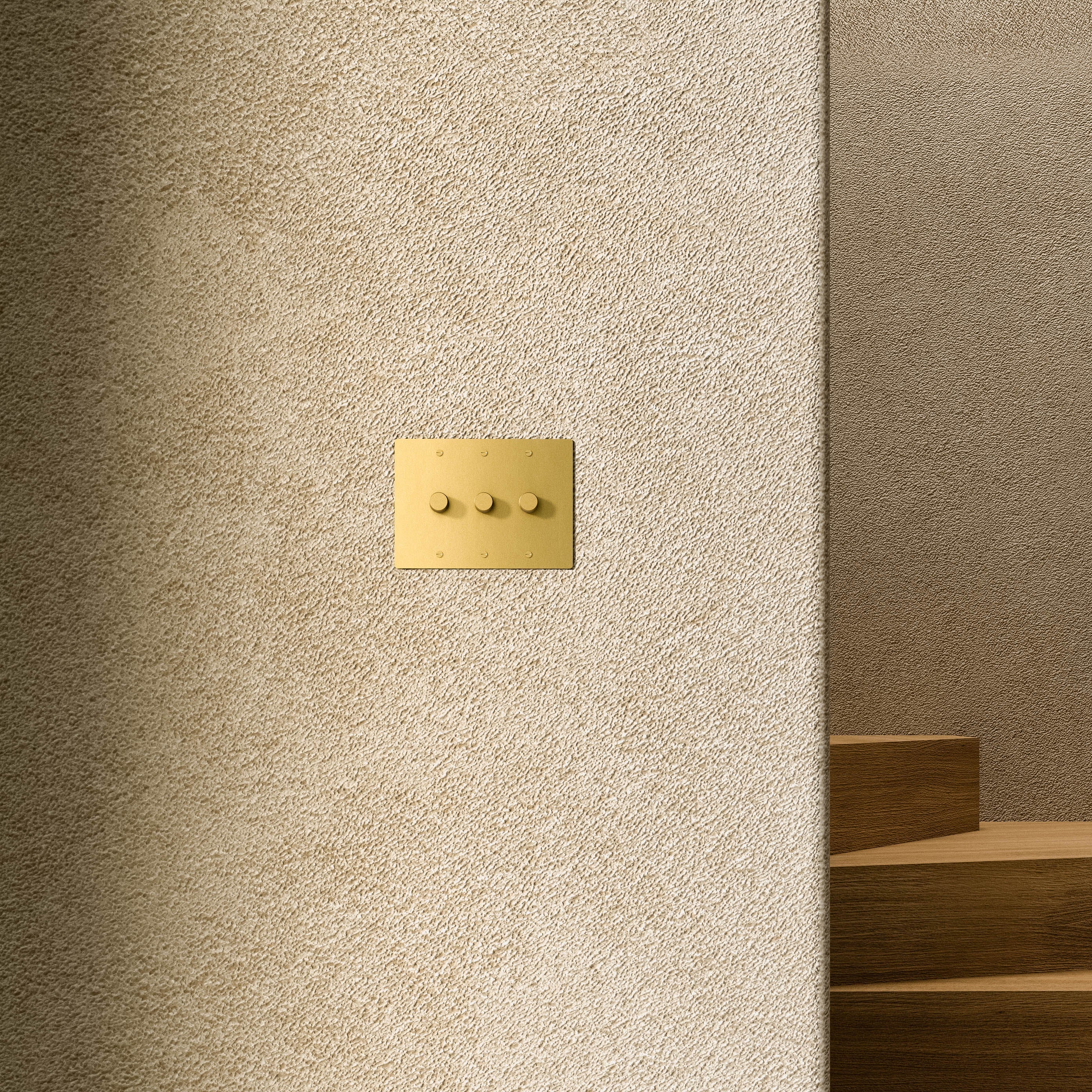 Messing Dimmer Schakelaar