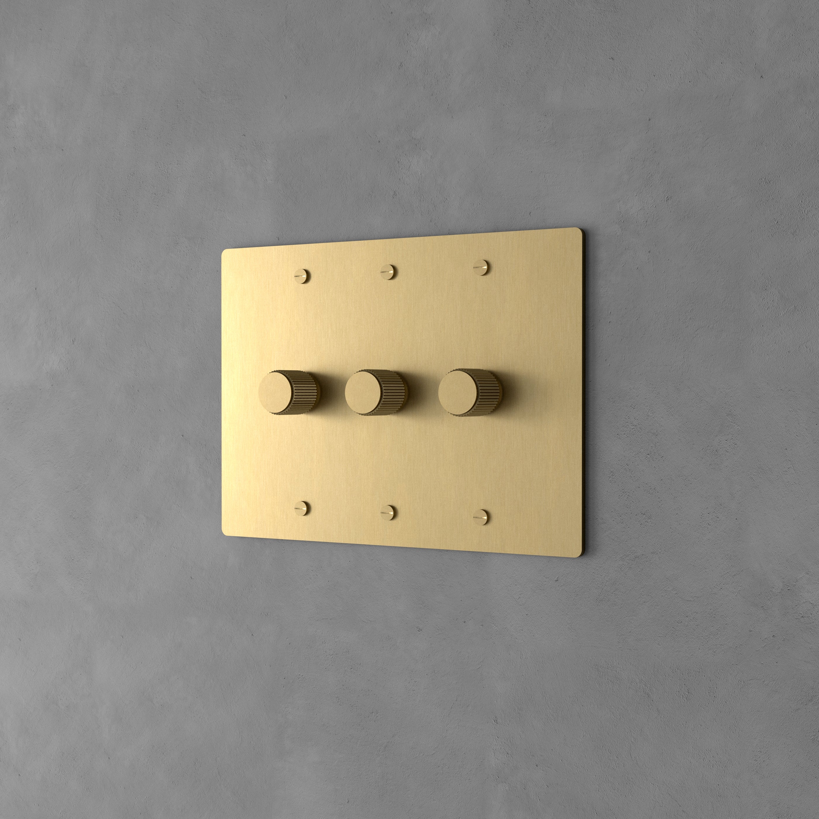 Messing Dimmer Schakelaar