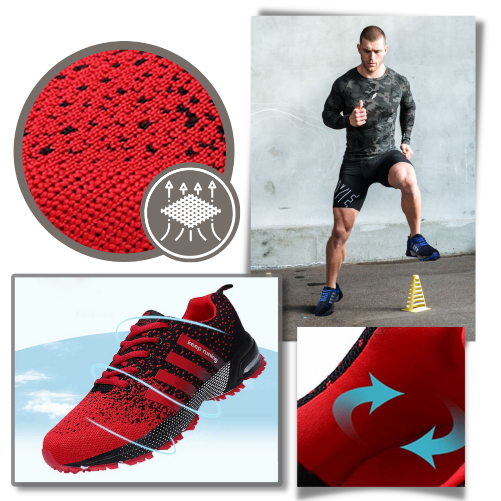 Ademende Herensneakers