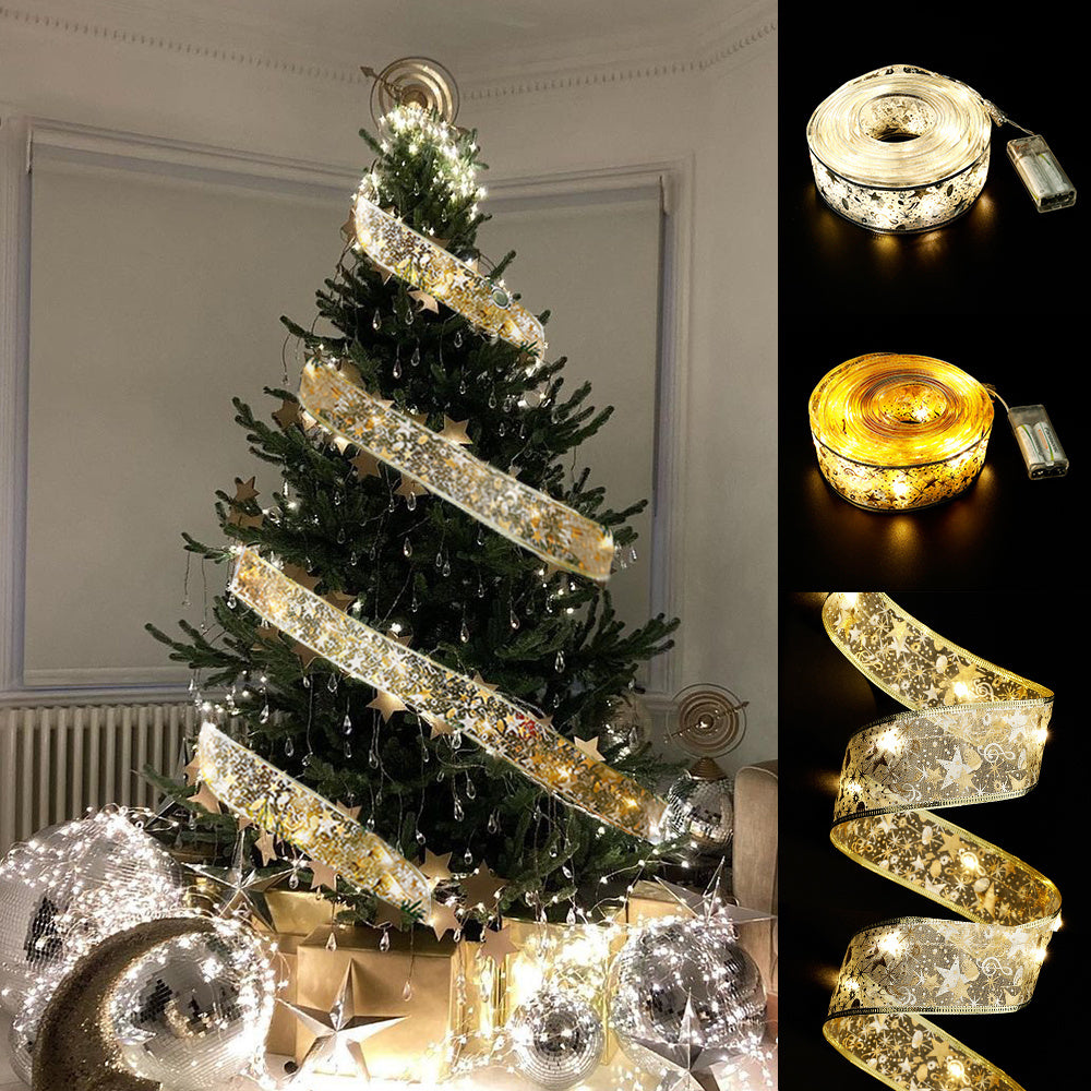 Decoratief Band met Kleurrijke LED-Verlichting – 5cm Brede Stoffen Lichtband