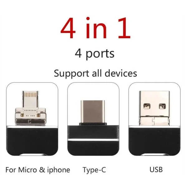 4 in 1 Hoogwaardige USB Flash Drive
