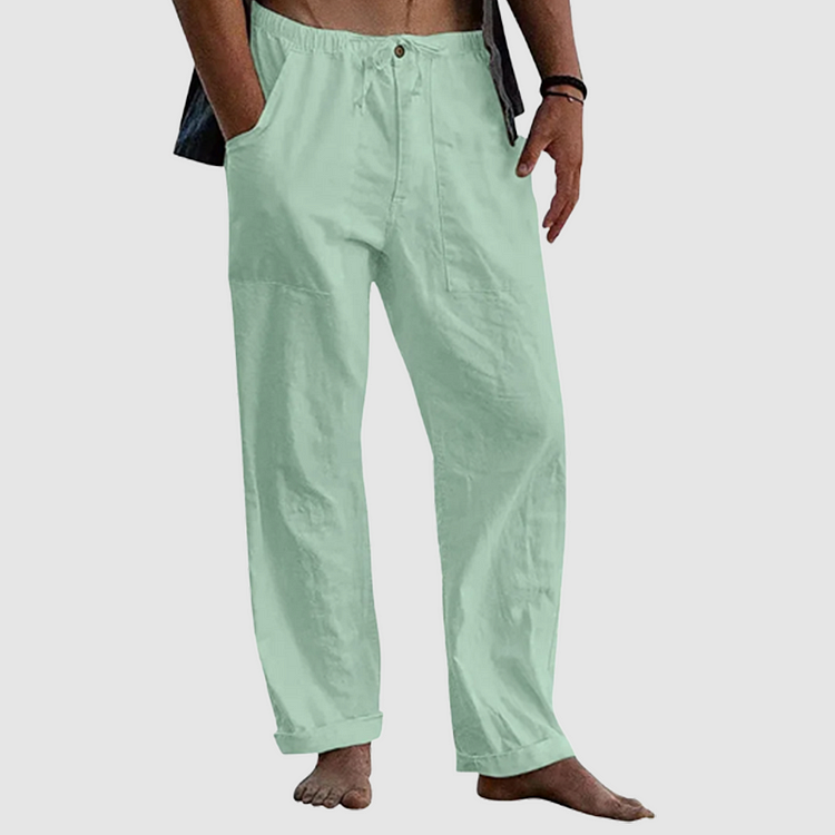 Casual linnen broek voor mannen | Werk