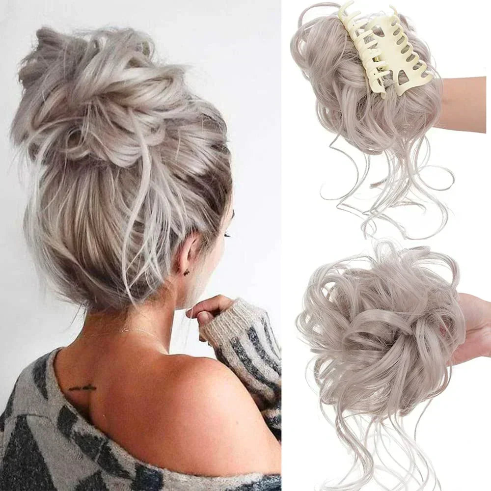 CurlyBun: Direct Gelockt Knot Haar Klem