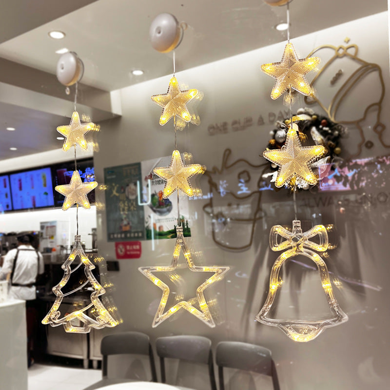 Kerstvensterverlichting met zuignap