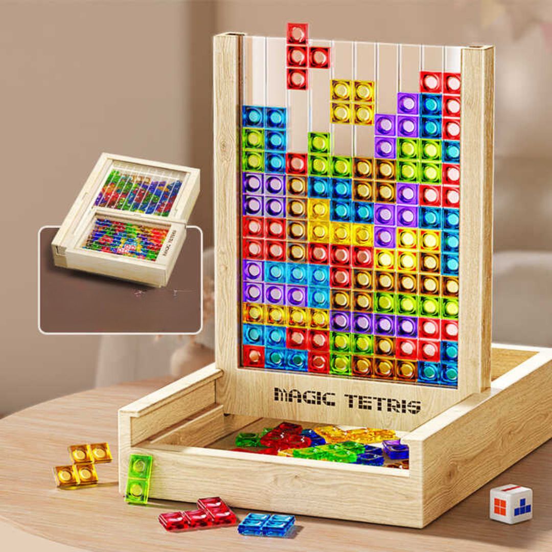 Houten Tetris Spel Magisch Speelgoed