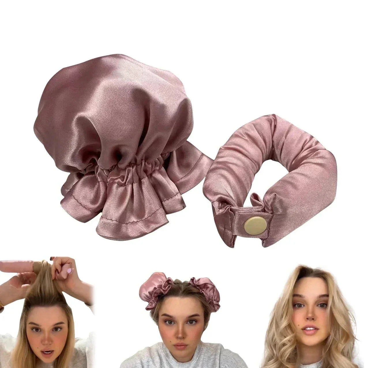 Satin Hittevrije Lockenwickler Set